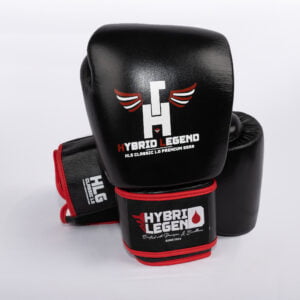 gants de boxe noir hybrid legend mma